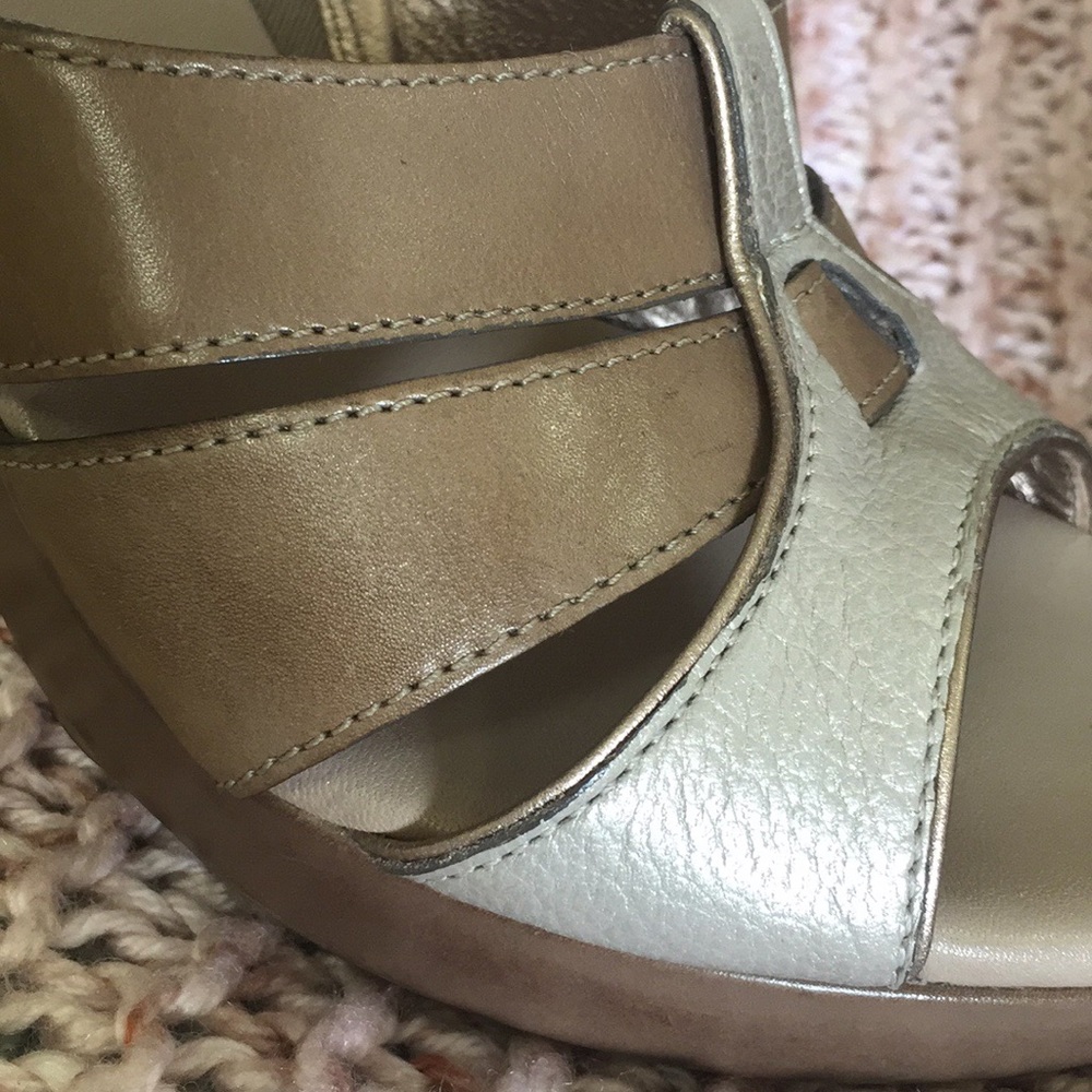 Cole Haan Leather Platform Sandals - Picture 3 of 16